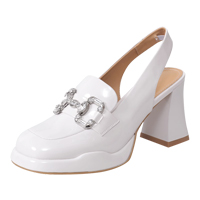 Rhinestone Closed Toe High Heel Sandals