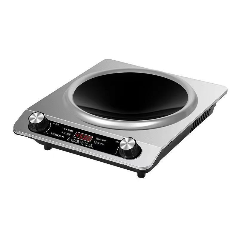 [No limit on pot type] Fast-heating high-power concave induction cooker【Cooks all three meals a day for a week (including weekend feasts) using only 1 kWh of electricity—far cheaper than gas.】】