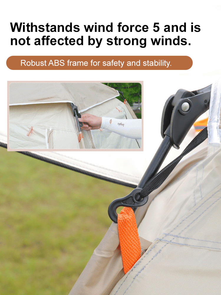 Fully automatic quick-open sun and rain-proof camping tent