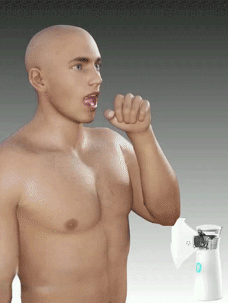 New portable nebulizer for clearing lungs