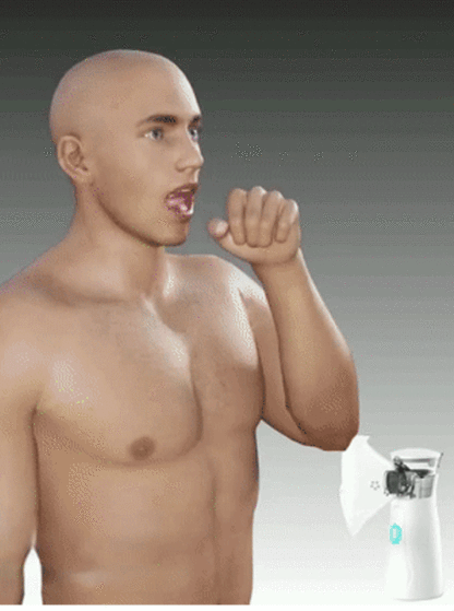 New portable nebulizer for clearing lungs