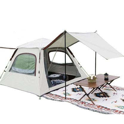 Fully automatic quick-open sun and rain-proof camping tent