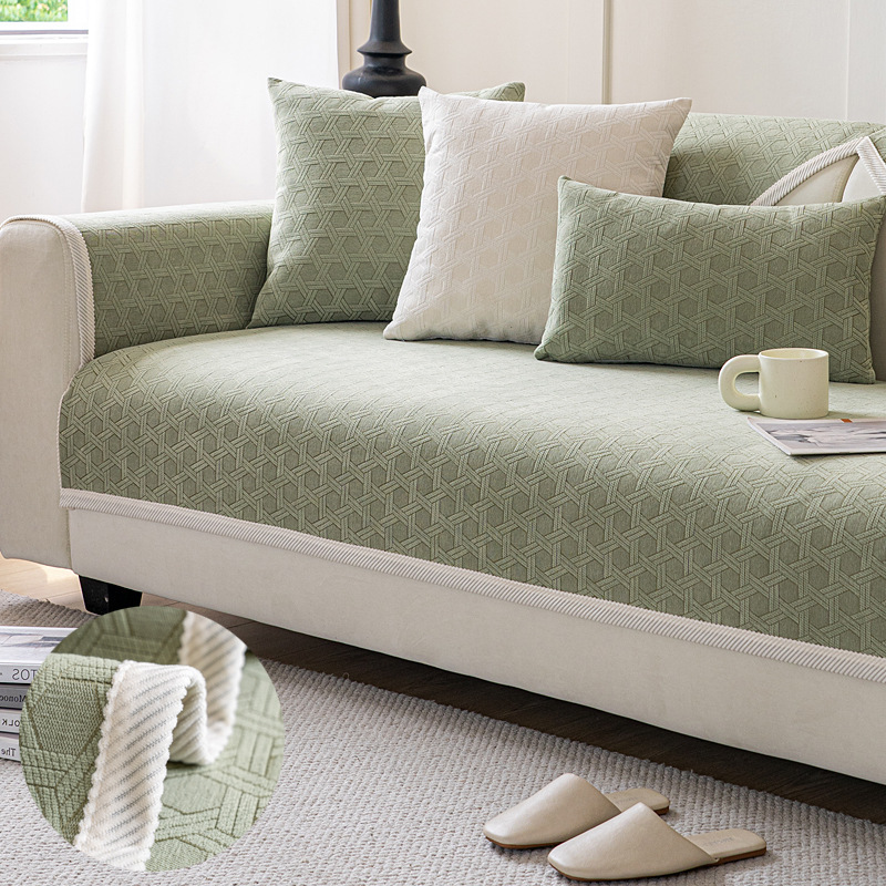 Chenille Jacquard Fabric Dustproof Waterproof Oilproof Sofa Cover