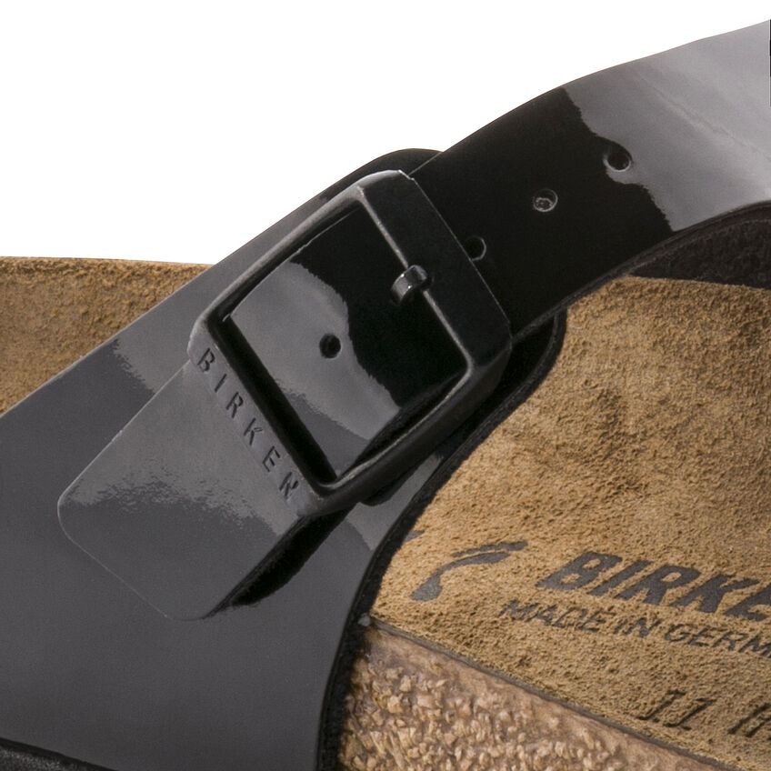 Birketthhnstock Gizeh Birko-Flor Patent  Black