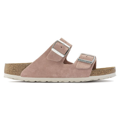 Arizona Soft Footbed Suede Leather Pink Clay