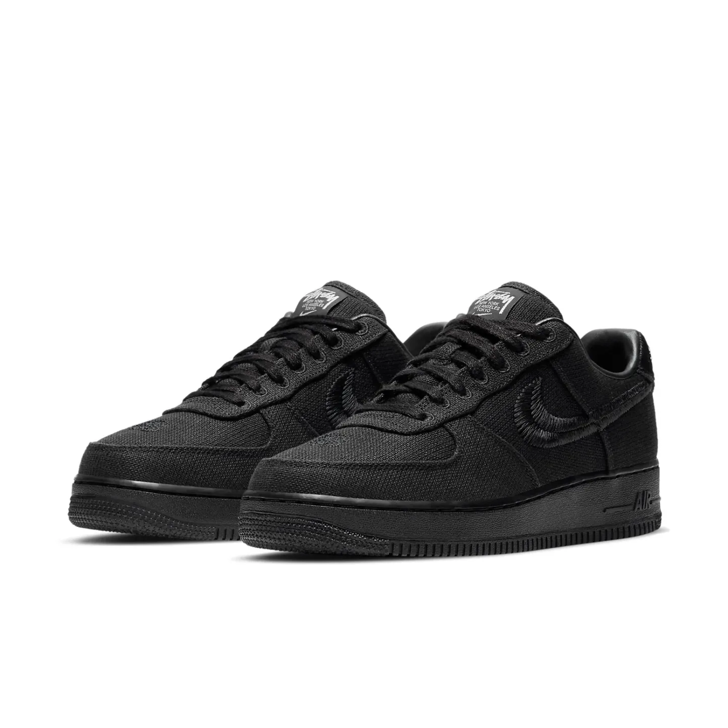 nitthhke Stussy x Air fortthhce 1 Low 'Triple Black'