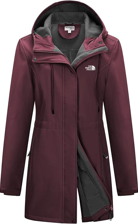 Outdoor Ventures Softshell Jacket Ladies Rain Jacket Functional Rain