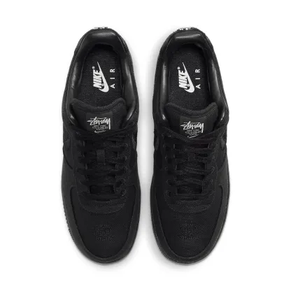 nitthhke Stussy x Air fortthhce 1 Low 'Triple Black'