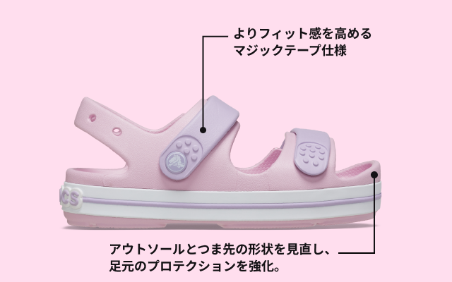 トドラー クロックバンド クルーザー サンダル 商品説明イメージ