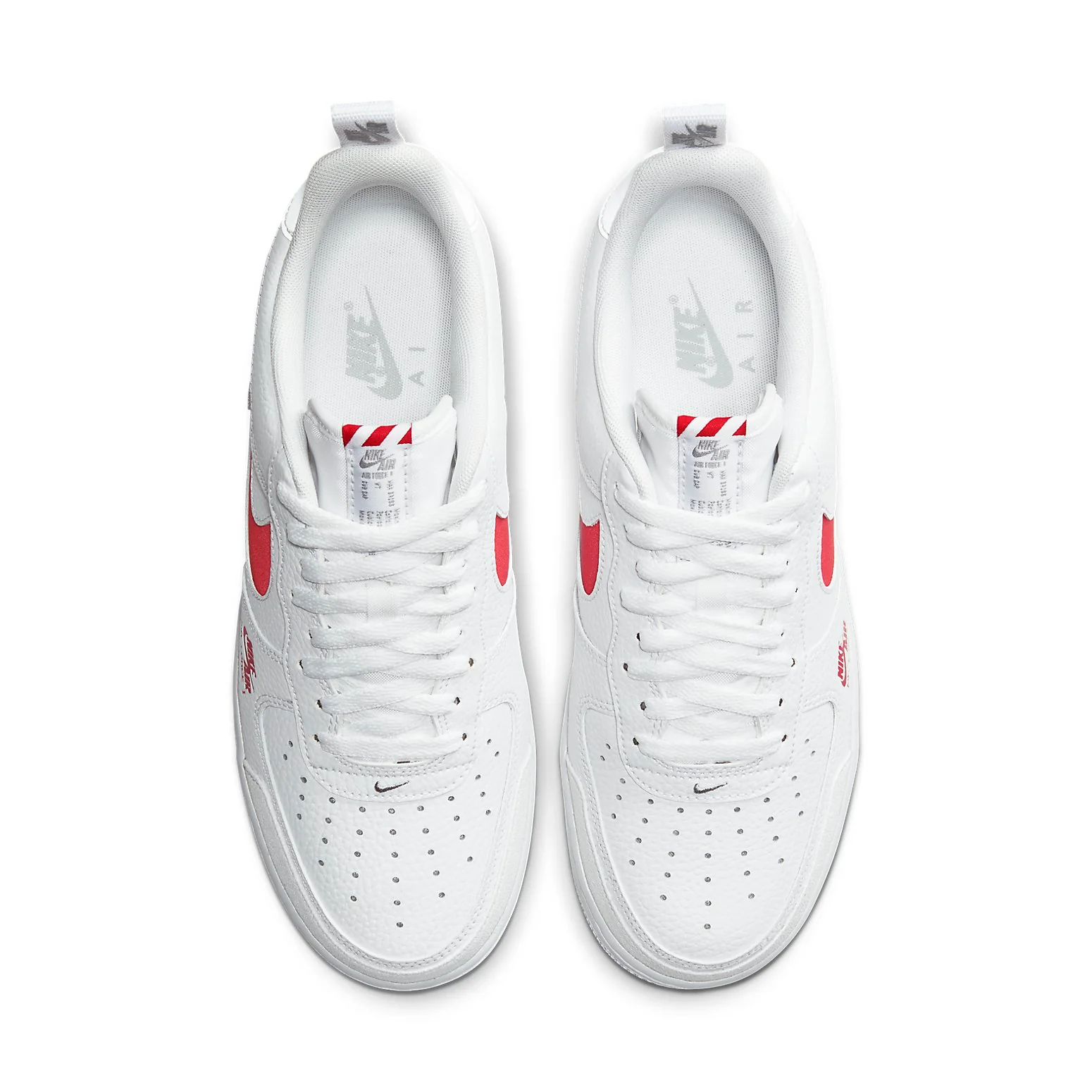 nitthhke Air fortthhce 1 Low Utility 'White Red'