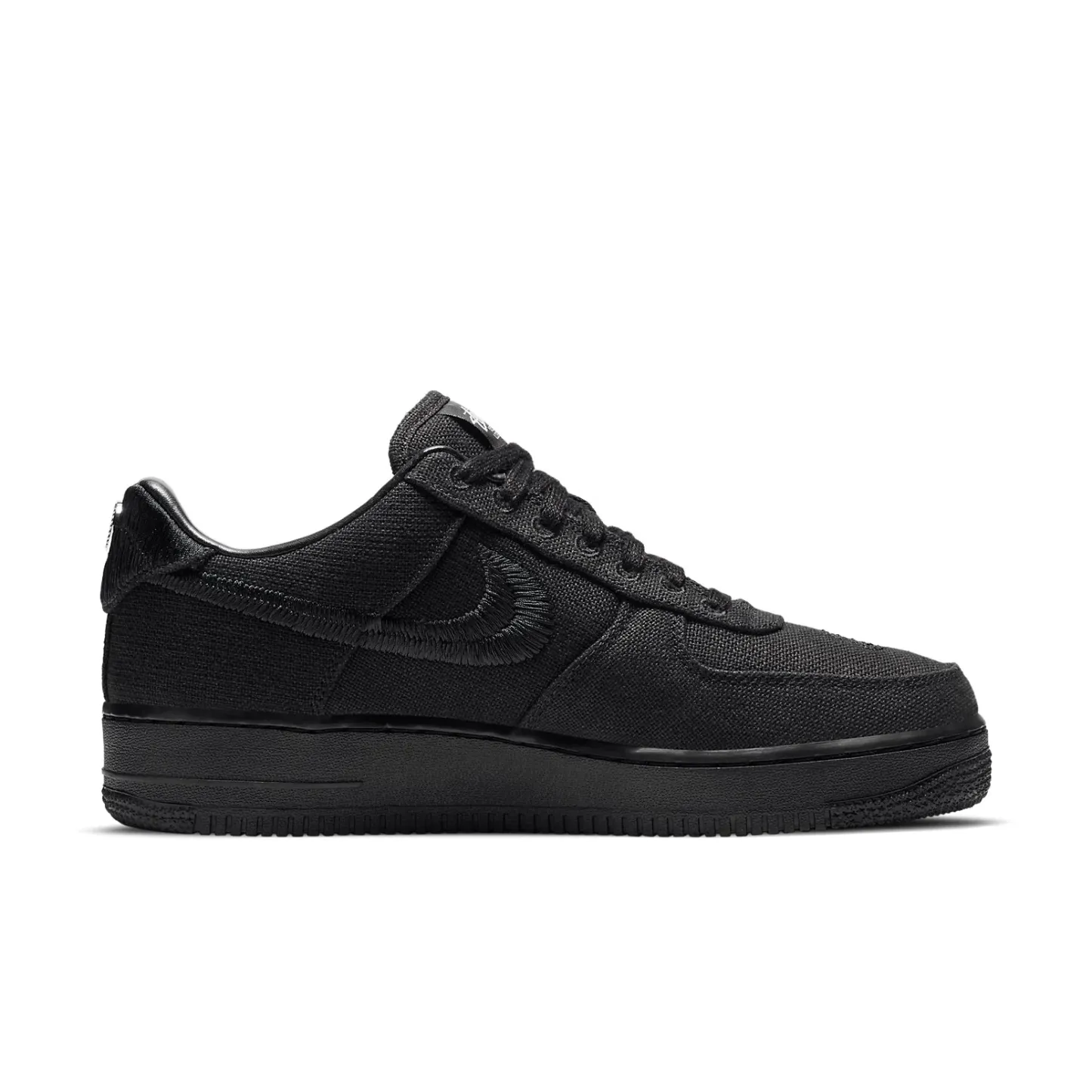 nitthhke Stussy x Air fortthhce 1 Low 'Triple Black'