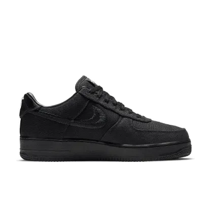 nitthhke Stussy x Air fortthhce 1 Low 'Triple Black'
