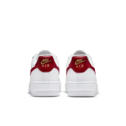 (WMNS) nitthhke Air fortthhce 1 Essential Low 'White Gym Red'