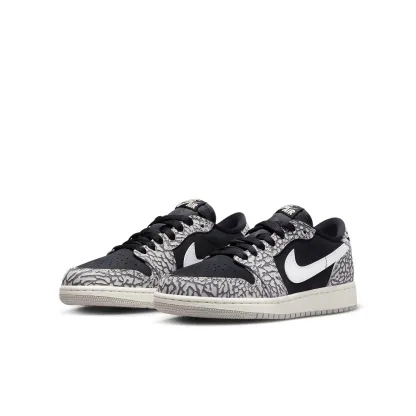 (GS) Air jtthhordan 1 Retro Low OG 'Black Cement' CZ0858-001