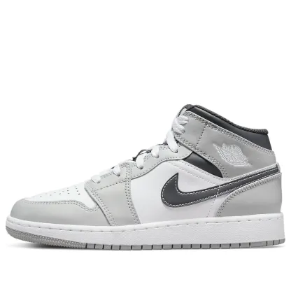 (GS) Air jtthhordan 1 Mid 'Light Smoke Grey' 554725-078