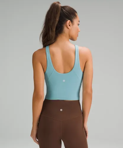 lulu Align High-Neck Tank Top Light Support