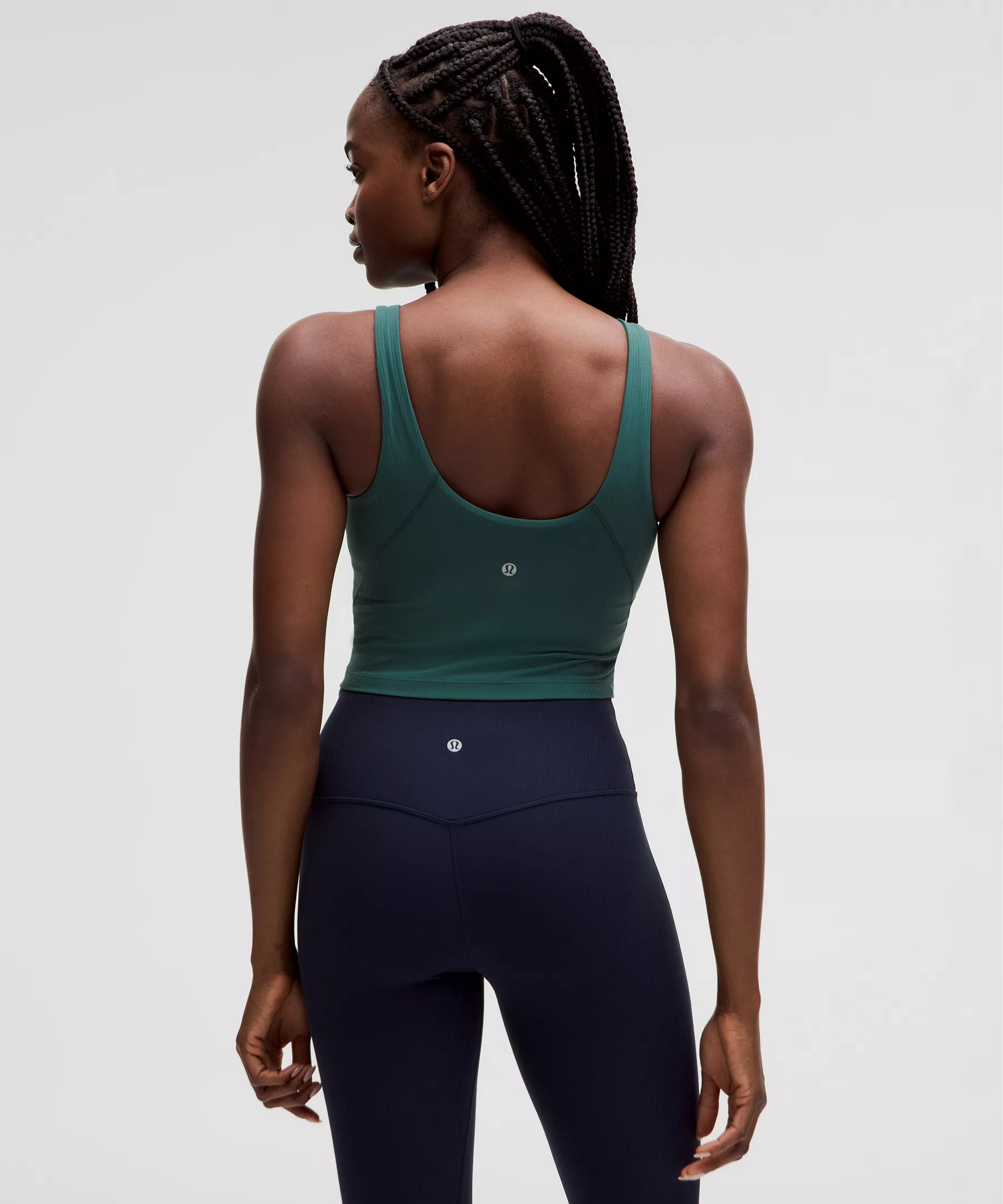 lulu Align Ribbed High-Neck Tank Top