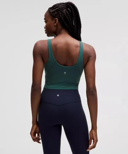 lulu Align Ribbed High-Neck Tank Top