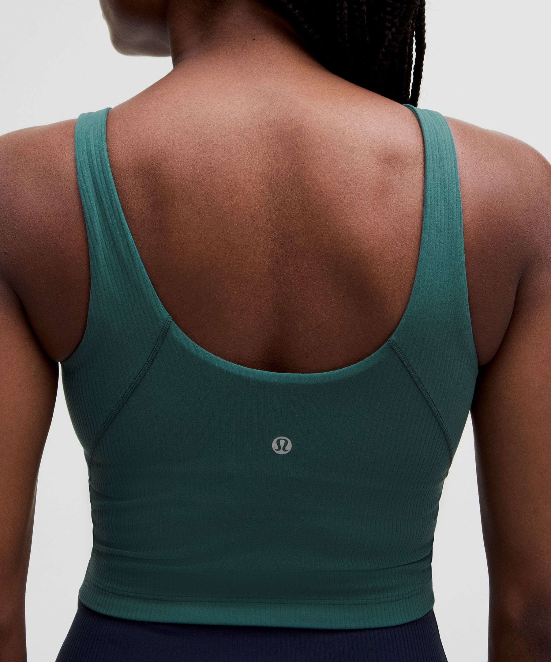 lulu Align Ribbed High-Neck Tank Top
