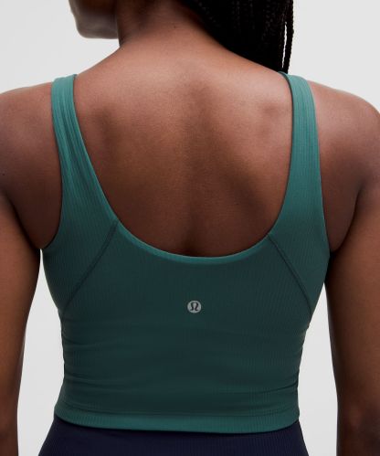 lulu Align Ribbed High-Neck Tank Top