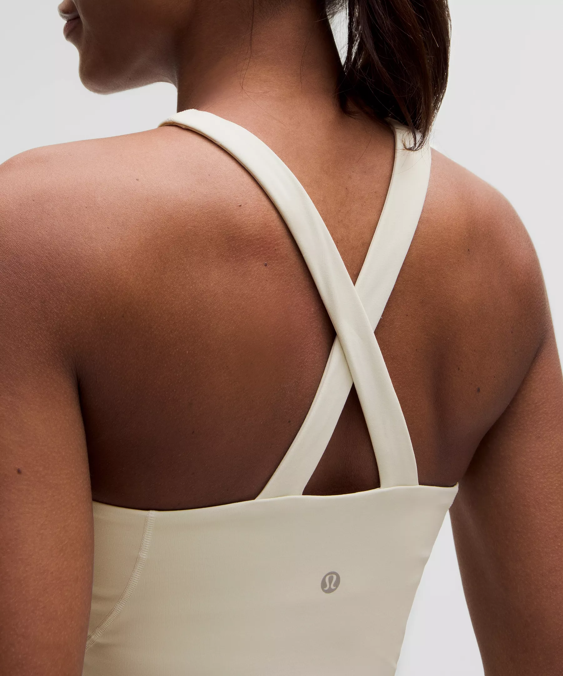 lulu Align Keyhole Halter Tank Top Light Support, A/B Cup