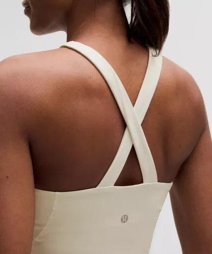lulu Align Keyhole Halter Tank Top Light Support, A/B Cup