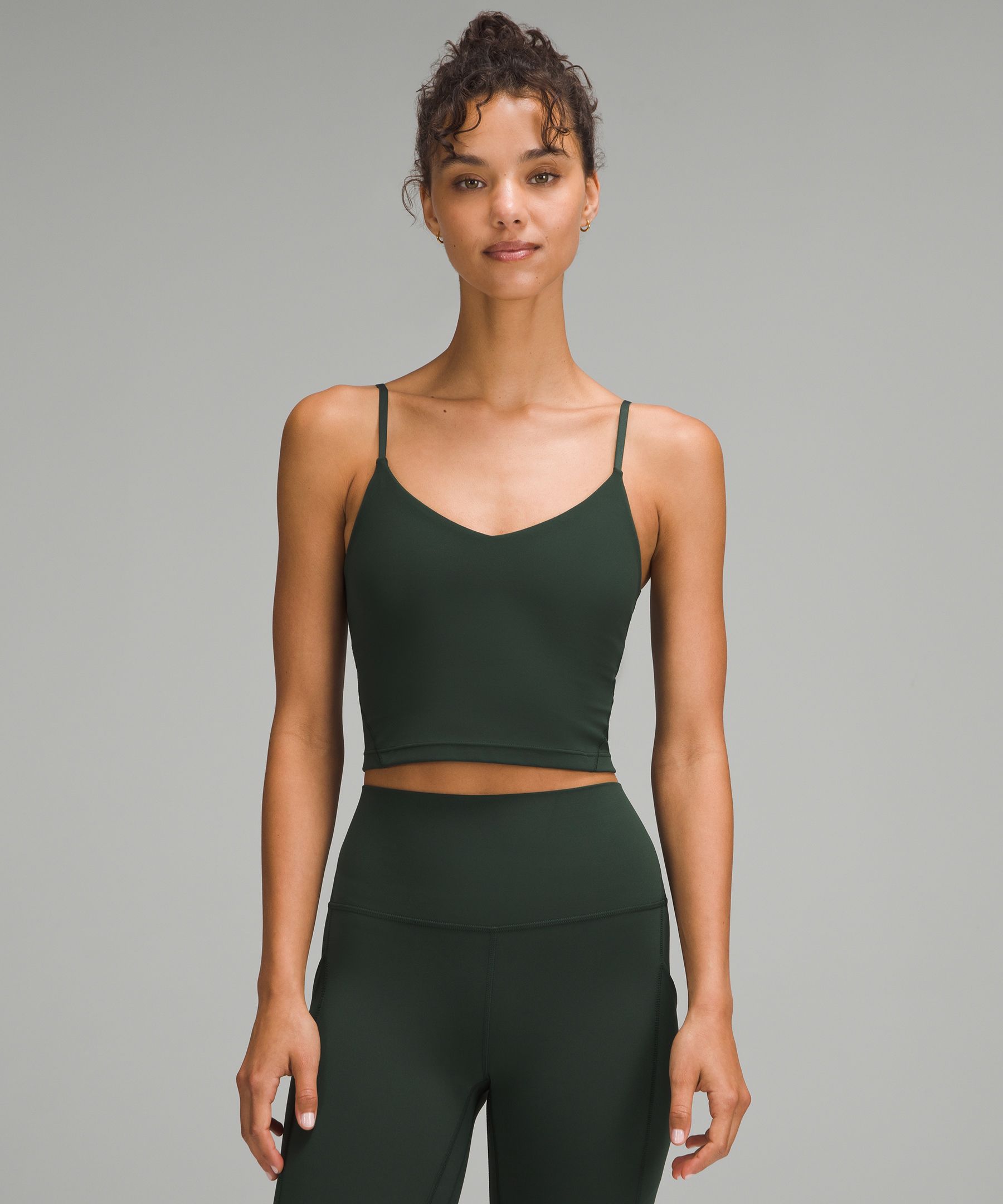 lulu Align Cropped Cami Tank Top Light Support, A/B Cup