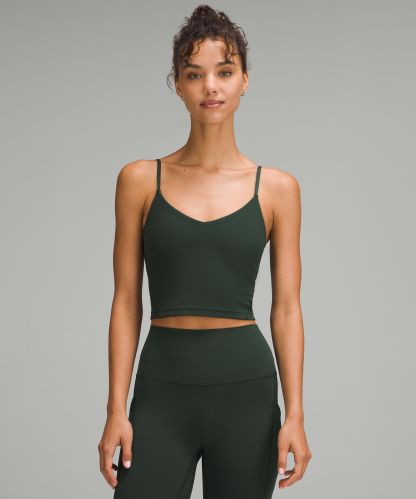 lulu Align Cropped Cami Tank Top Light Support, A/B Cup