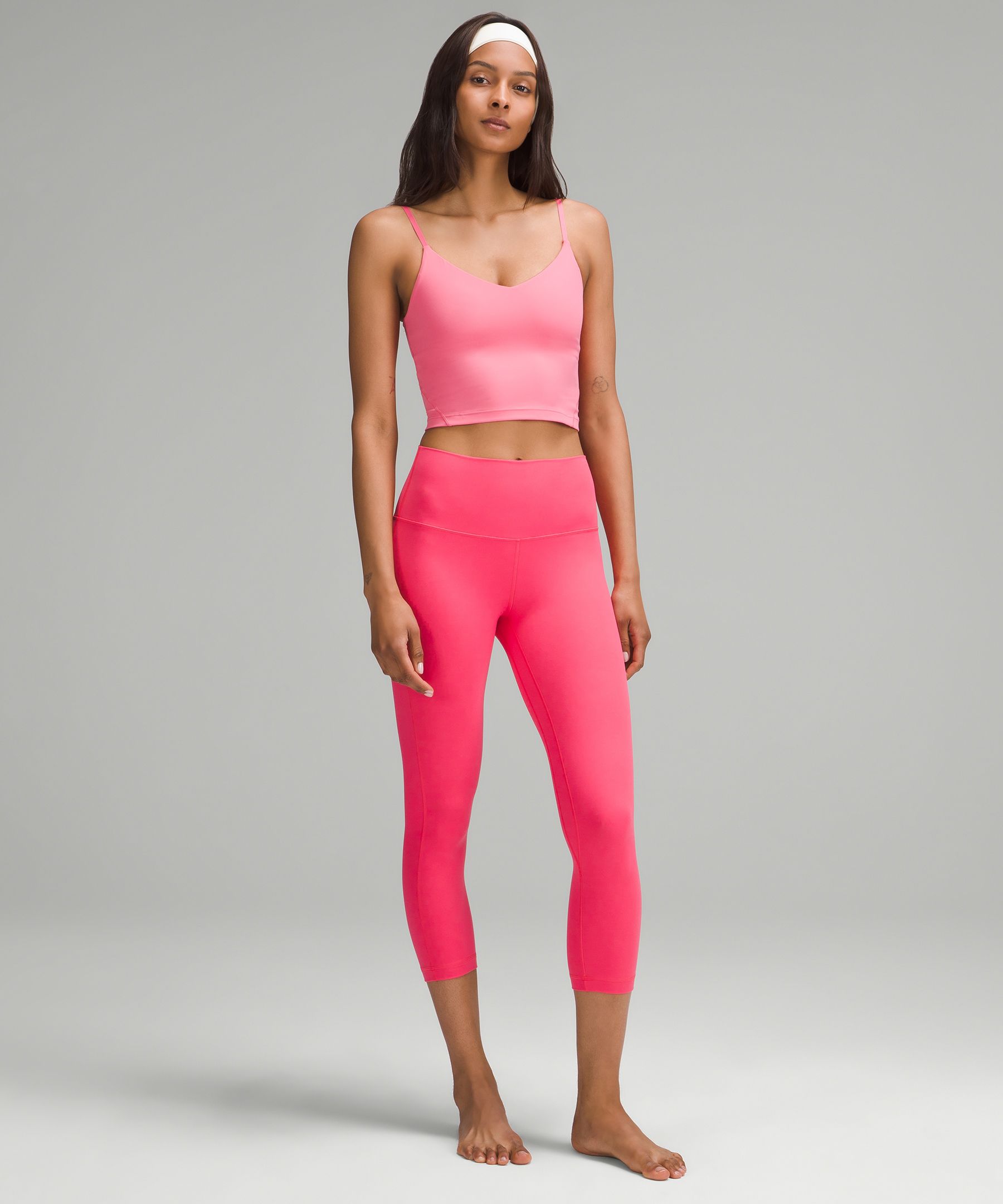 lulu Align Cropped Cami Tank Top Light Support, A/B Cup