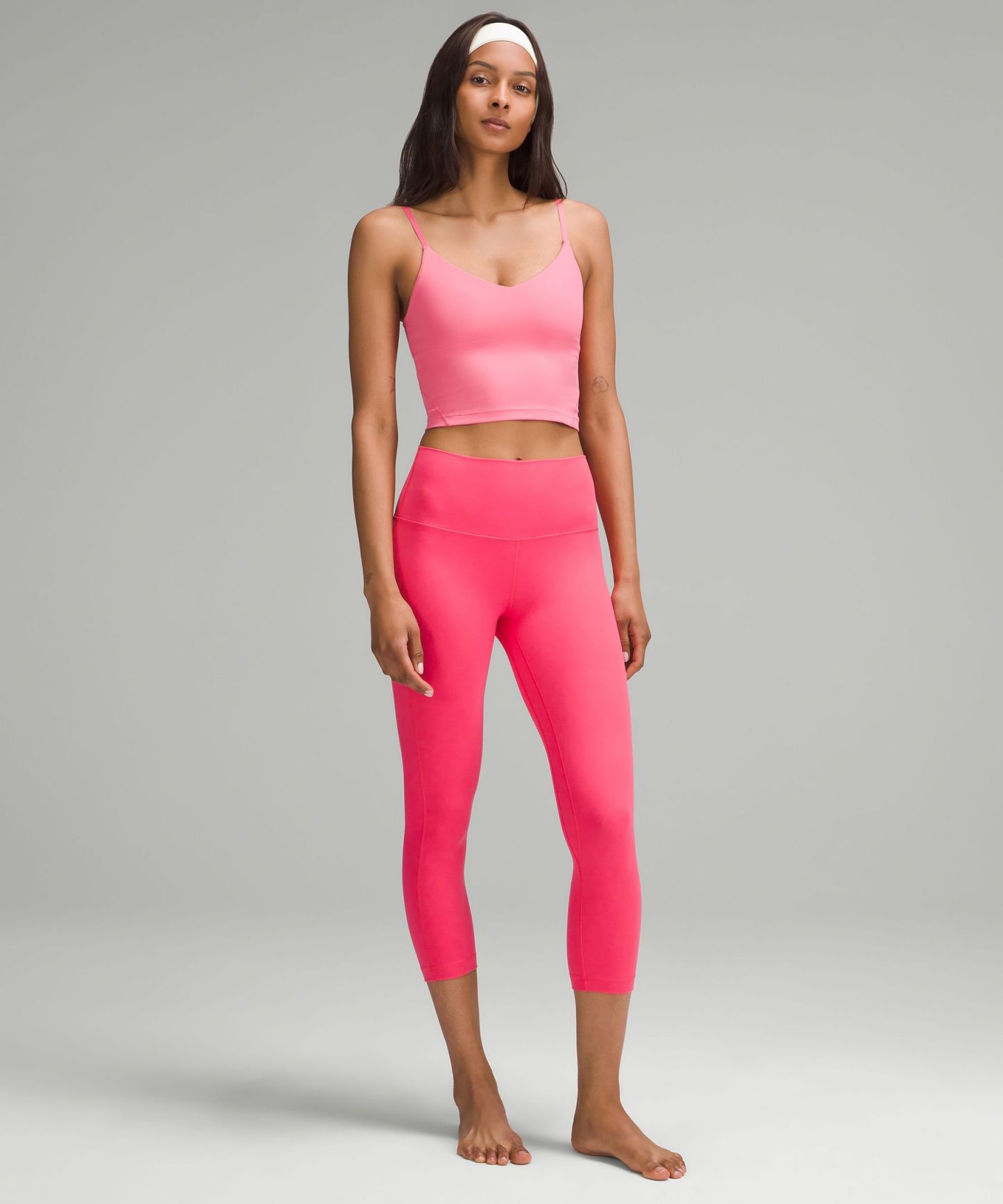 lulu Align Cropped Cami Tank Top Light Support, A/B Cup