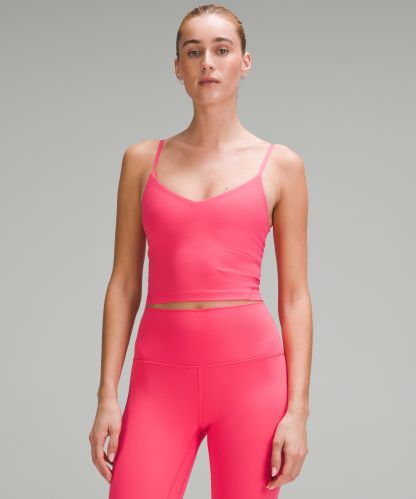 lulu Align Cropped Cami Tank Top Light Support, A/B Cup