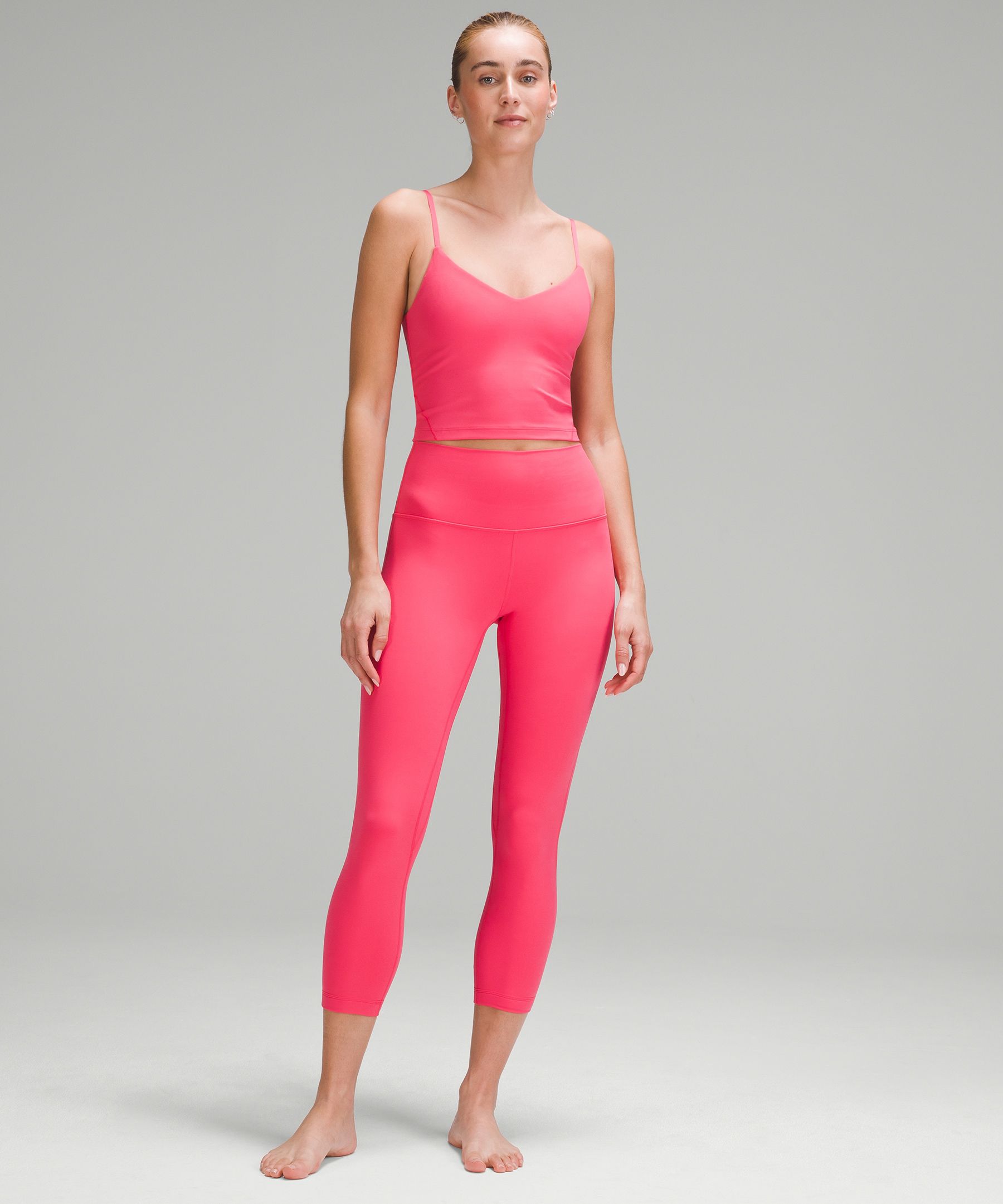 lulu Align Cropped Cami Tank Top Light Support, A/B Cup