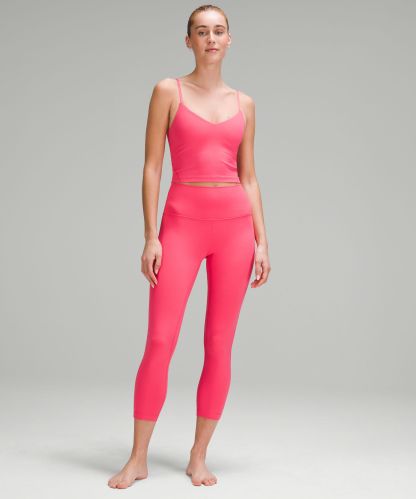 lulu Align Cropped Cami Tank Top Light Support, A/B Cup