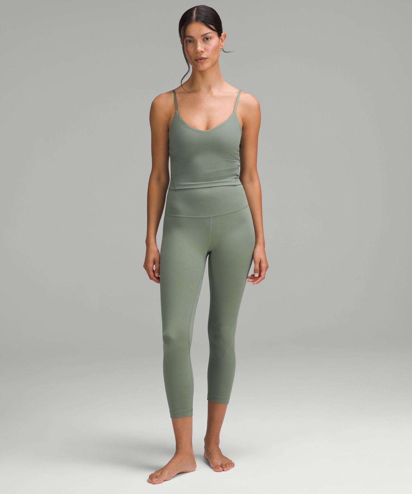 lulu Align Cropped Cami Tank Top Light Support, A/B Cup