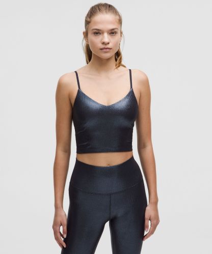 lulu Align Ribbed Cami Tank Top Shine A/B Cup