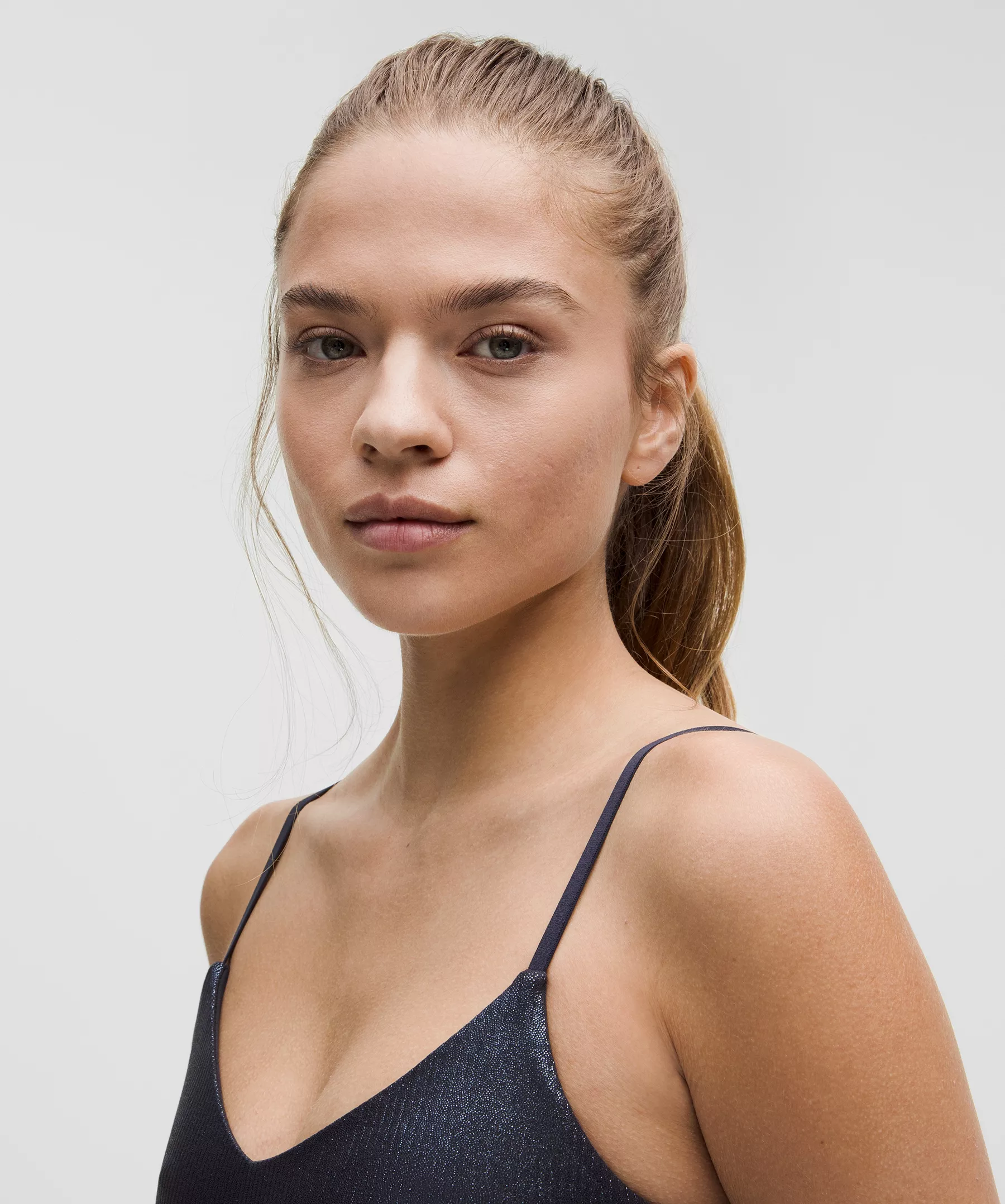 lulu Align Ribbed Cami Tank Top Shine A/B Cup
