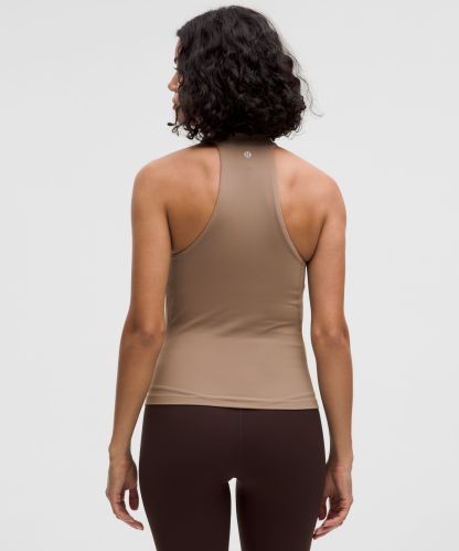 lulu Align High-Neck Halter Tank Top A/B Cup