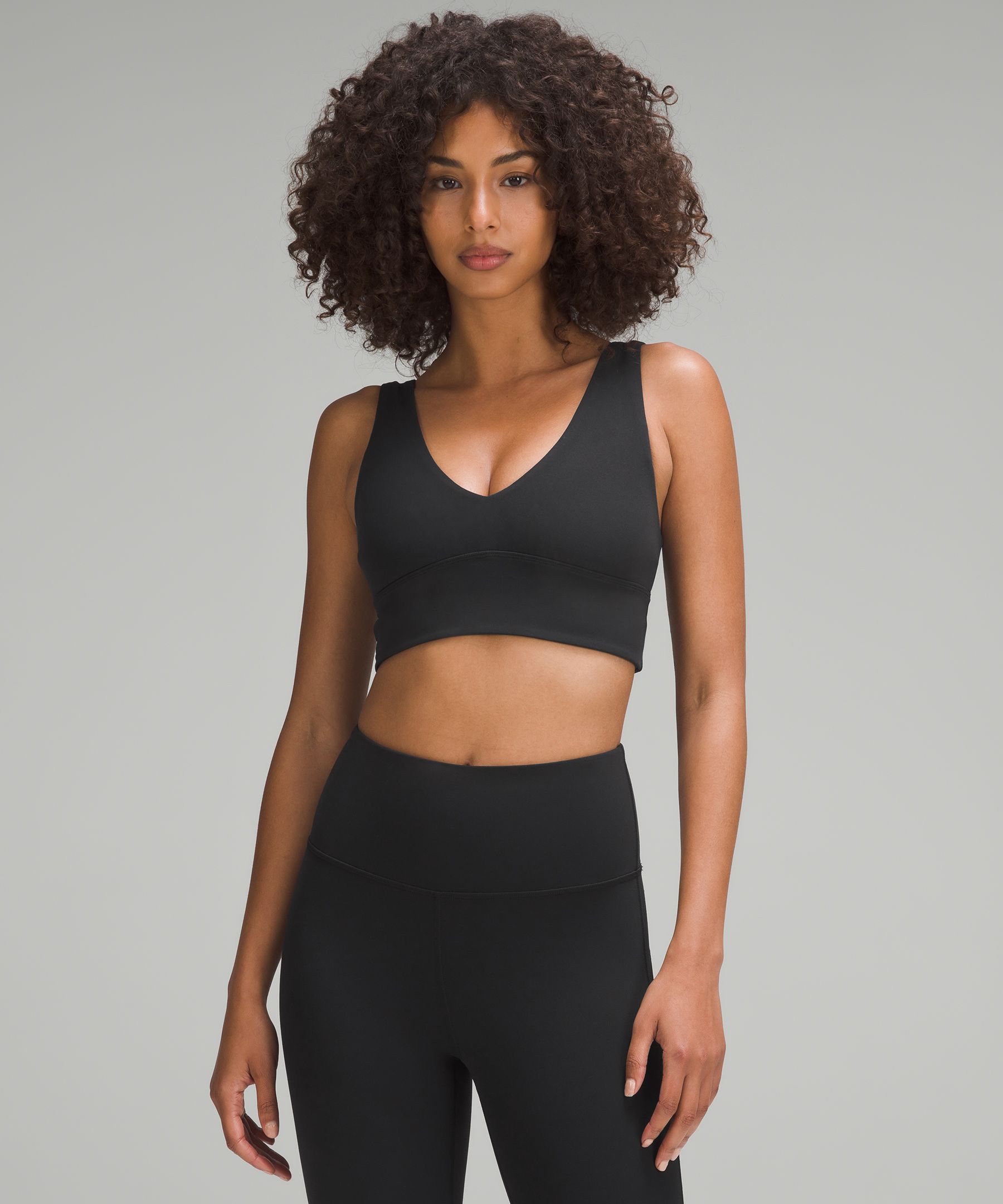 lulu Align V-Neck Bra Light Support, C/D Cup