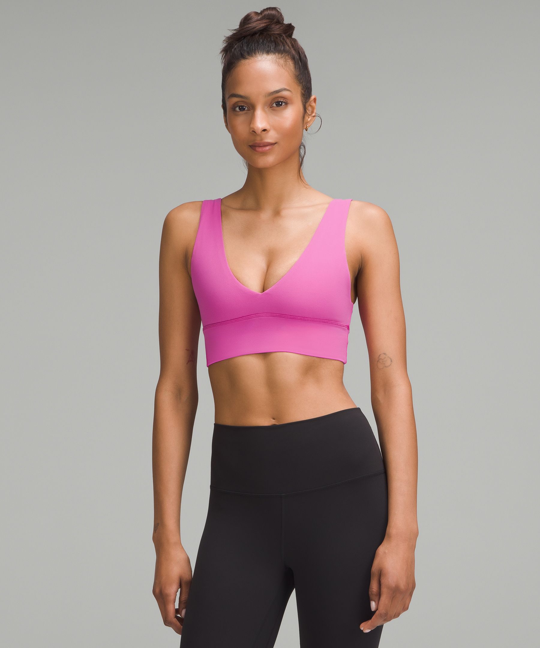 lulu Align V-Neck Bra Light Support, A/B Cup