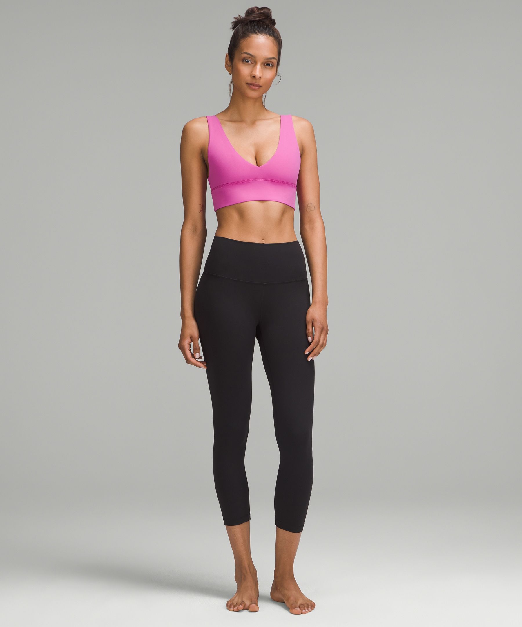 lulu Align V-Neck Bra Light Support, A/B Cup