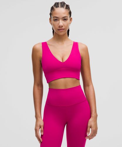 lulu Align V-Neck Bra Light Support, C/D Cup