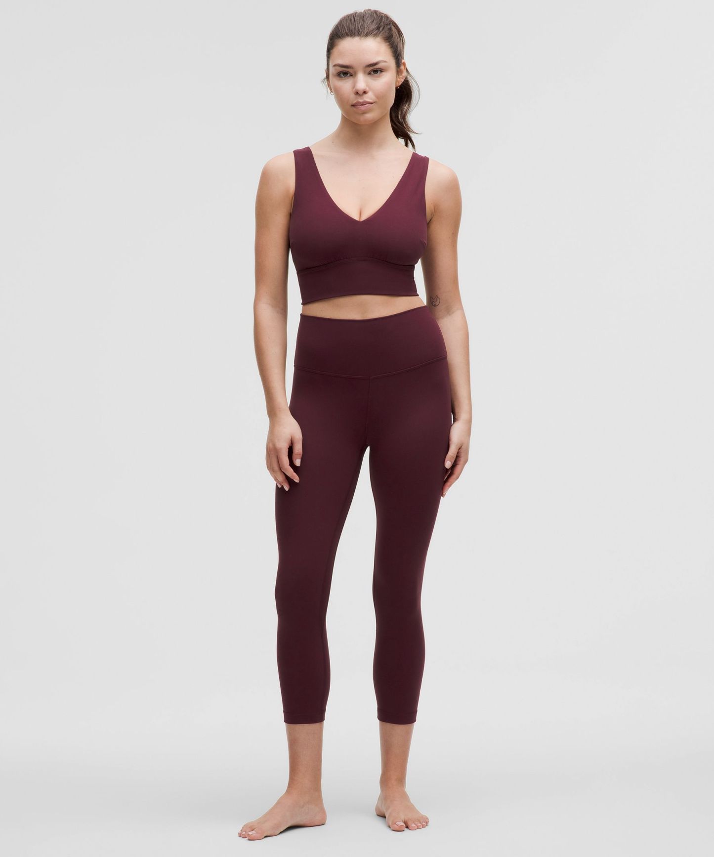 lulu Align V-Neck Bra Light Support, DDD/G Cup