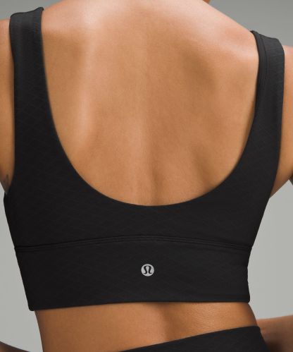 lulu Align V-Neck Bra Light Support, C/D Cup Diamond