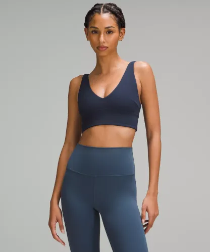 lulu Align V-Neck Bra Light Support, C/D Cup