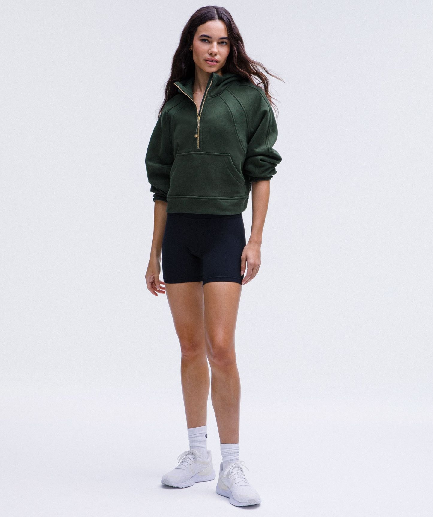 Scuba Oversized Half-Zip Hoodie