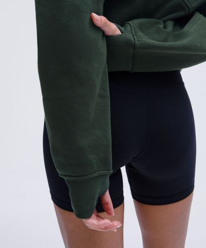 Scuba Oversized Half-Zip Hoodie