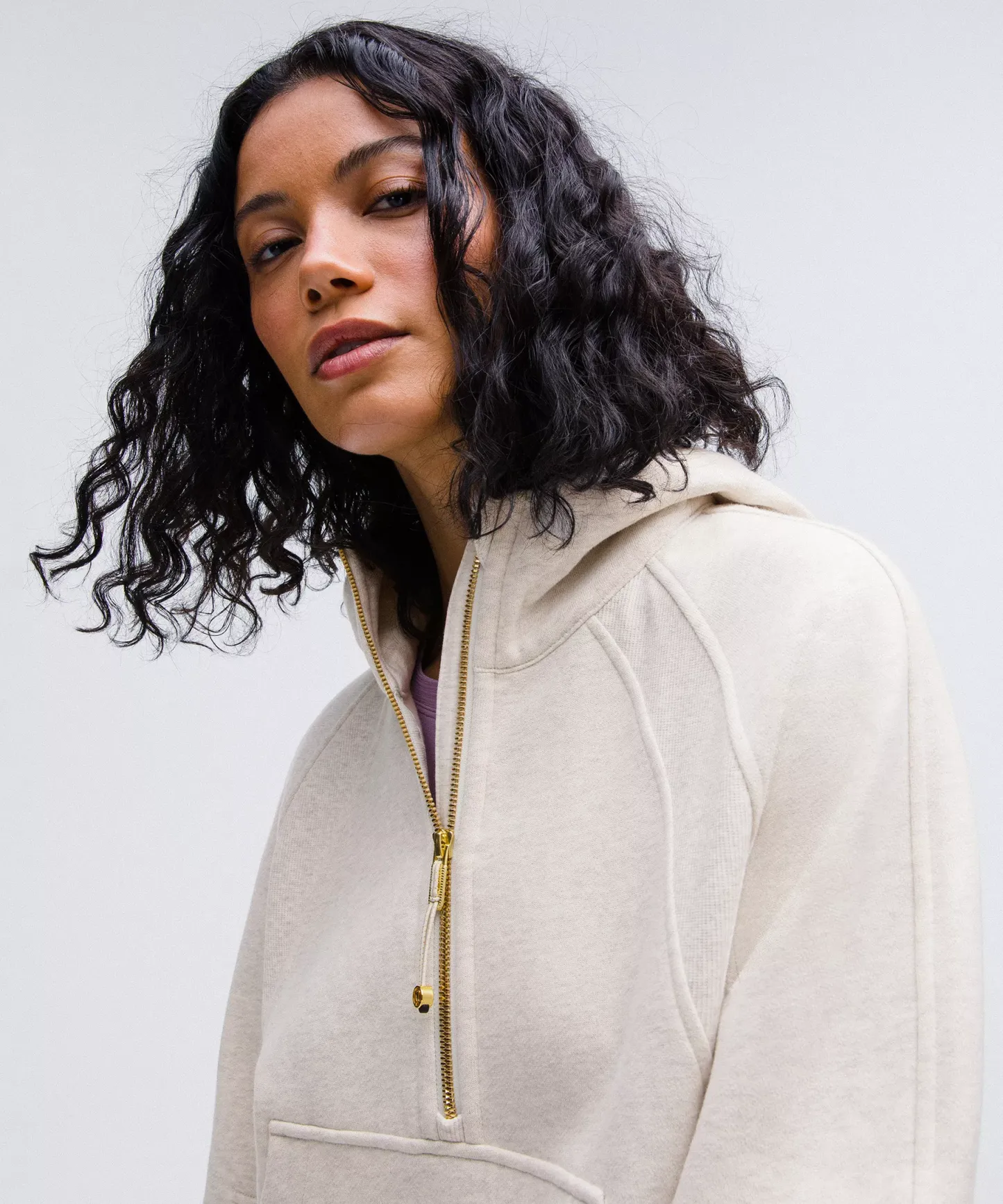 Scuba Oversized Half-Zip Hoodie