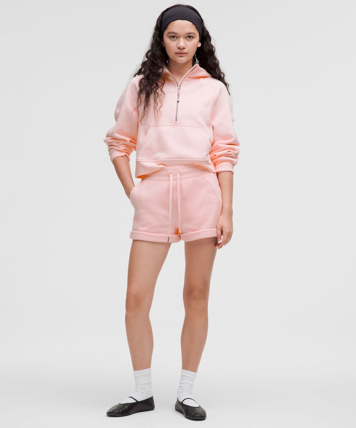 Scuba Oversized Half-Zip Hoodie