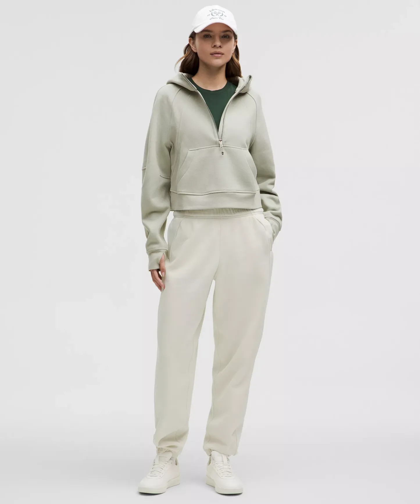 Scuba Oversized Half-Zip Hoodie