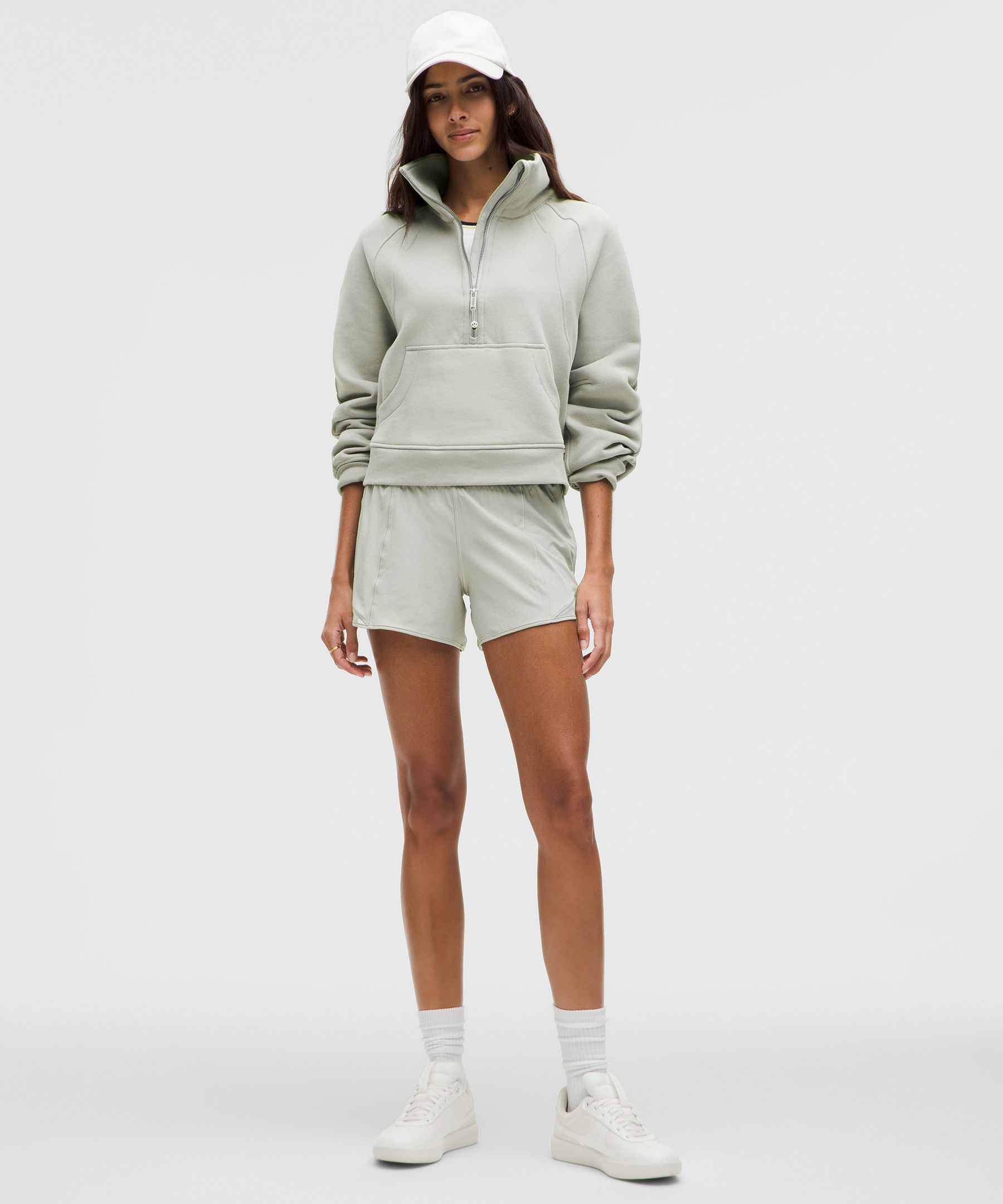 Scuba Oversized Funnel-Neck Half Zip